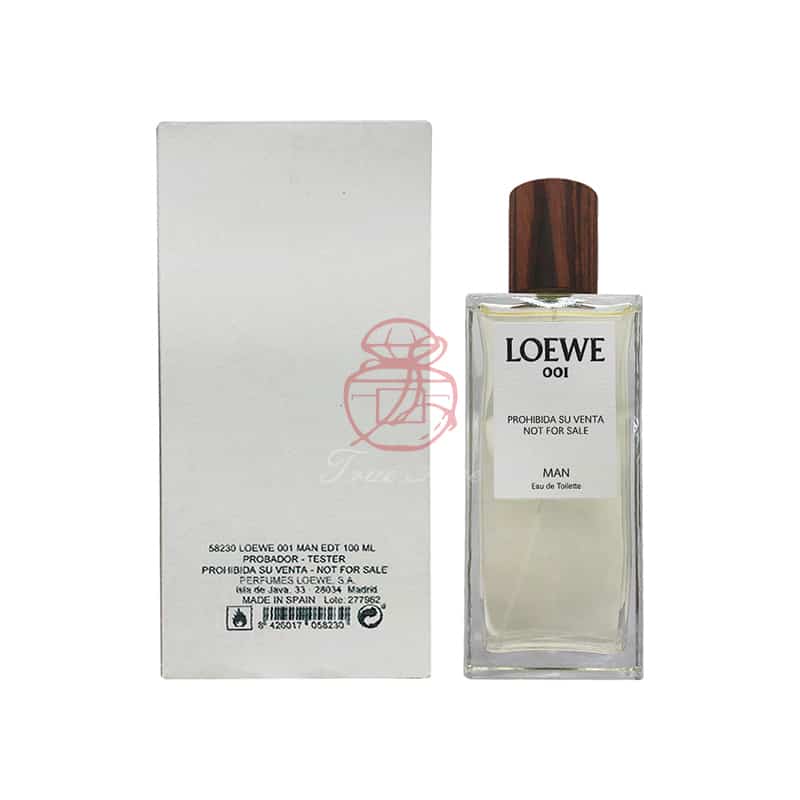 羅威 LOEWE 001 MAN 男性淡香水 TESTER 100ML打造男人成熟，自信香氣，回購率爆高！